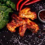 Шашлик з курячих крилець